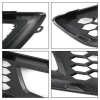 Paire Caches Antibrouillard Nid d'Abeille Ford Focus 2015-2017 ABS - vue arrière 2 - Becquet Voiture