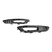 Paire Caches Antibrouillard Nid d'Abeille Ford Focus 2015-2017 ABS - vue de dessus - Becquet Voiture