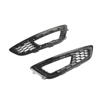 Paire Caches Antibrouillard Nid d'Abeille Ford Focus 2015-2017 ABS - vue de face - Becquet Voiture