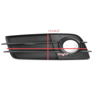 Pair of Fog Light Grilles Audi A4 S-Line S4 2008-2012 - rear view - Becquet Voiture