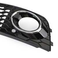 Paire de Grilles Antibrouillard Nid d'Abeille Audi A4 B8 2009-2012 - vue rapprochée - Becquet Voiture