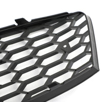 Paire de Grilles Antibrouillard Nid d'Abeille pour Audi A4 B8 RS4 2009-2012 - détail du montage - Becquet Voiture