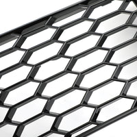 Paire de Grilles Antibrouillard Nid d'Abeille pour Audi A4 B8 RS4 2009-2012 - installé sur véhicule - Becquet Voiture