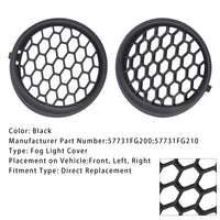 Paire de grilles de protection pour feux antibrouillard Subaru Impreza 2008-2014 - packshot studio - Becquet Voiture