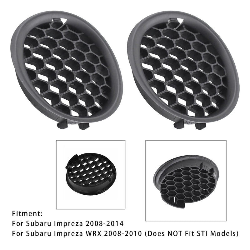 Paire de grilles de protection pour feux antibrouillard Subaru Impreza 2008-2014 - vue rapprochée - Becquet Voiture