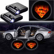 Paire de projecteurs LED porte voiture Superman logo Marvel