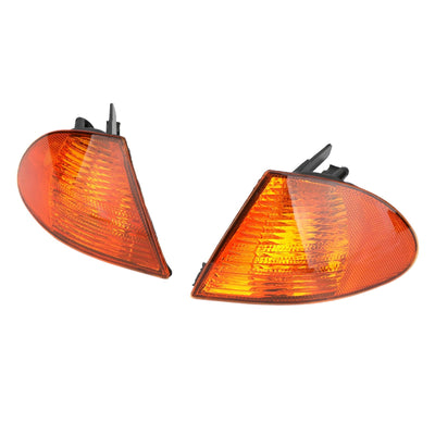 Paire Feux Angle Latéraux Ambrés BMW Série 3 E46 Berline 1998-2001 - vue de face - Becquet Voiture