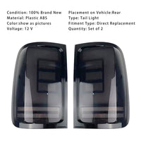 Paire Feux Arrière LED Fumés VW Amarok V6 2008-2019 - en situation - Becquet Voiture