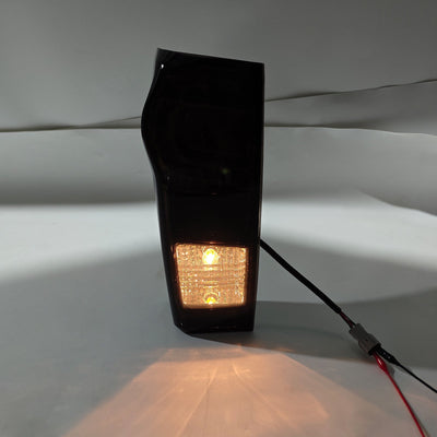 Paire Feux Arrière LED Isuzu D-MAX 2012-2019 Chromé - installé sur véhicule - Becquet Voiture