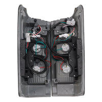Paar LED-Rückleuchten Isuzu D-MAX 2012-2019 Chrom - Rückansicht - Becquet Voiture