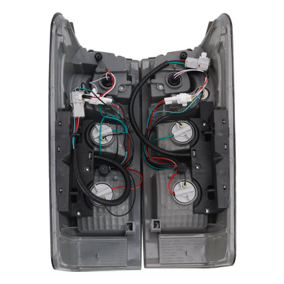 Paire Feux Arrière LED Isuzu D-MAX 2012-2019 Chromé - vue arrière - Becquet Voiture