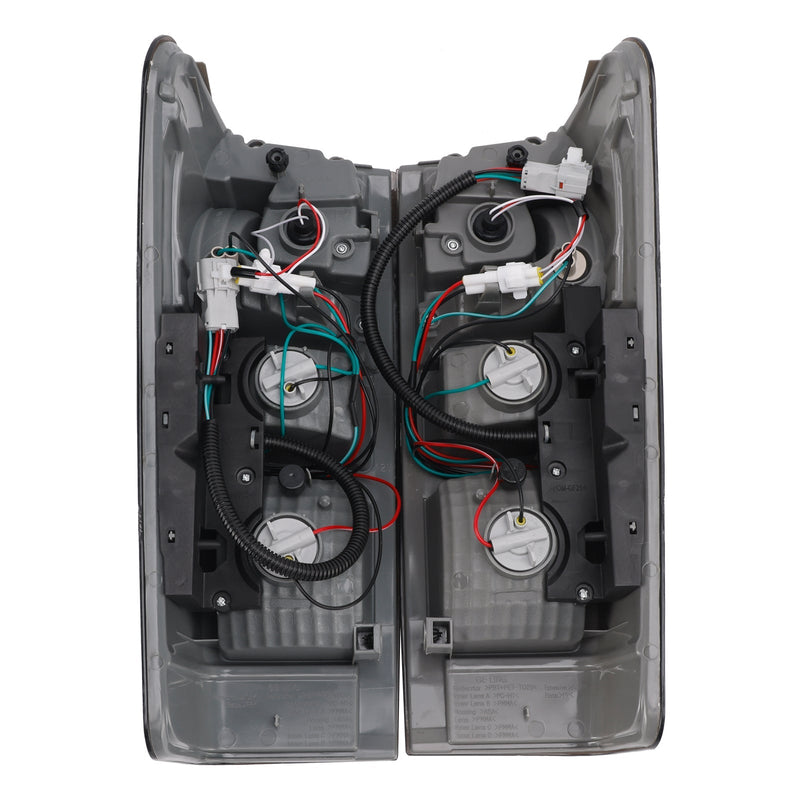 Paar LED-Rückleuchten Isuzu D-MAX 2012-2019 Chrom - Rückansicht - Becquet Voiture