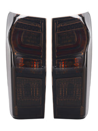 Paar LED-Rückleuchten Isuzu D-MAX 2012-2019 Chrom - Seitenansicht - Becquet Voiture