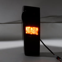 Paar LED-Rückleuchten Isuzu D-MAX 2012-2019 Chrom - Dreiviertelansicht - Becquet Voiture