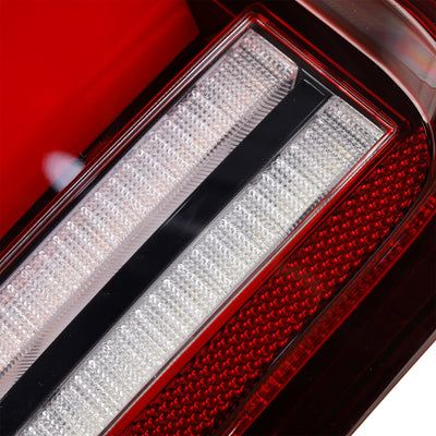 Paire Feux Arrière LED Rouges Volkswagen Amarok V6 2008-2019 - vue de dessus - Becquet Voiture