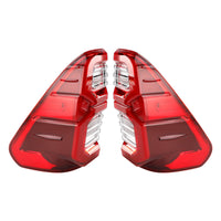 Paire Feux Arrière LED Toyota Hilux Revo Rocco 2015-2021 Rouge - détail du montage - Becquet Voiture