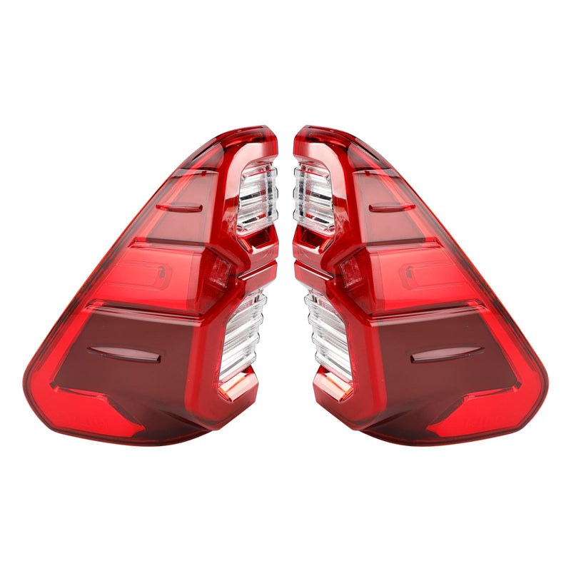 Paire Feux Arrière LED Toyota Hilux Revo Rocco 2015-2021 Rouge - détail du montage - Becquet Voiture