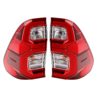 Paire Feux Arrière LED Toyota Hilux Revo Rocco 2015-2021 Rouge - installé sur véhicule - Becquet Voiture