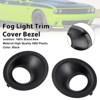 Paire Garnitures Phares Antibrouillard Dodge Challenger 2015-2021 Noir - installé sur véhicule - Becquet Voiture