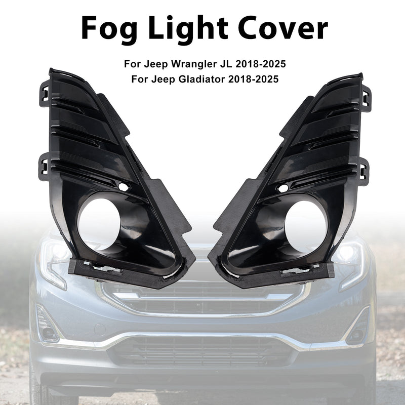 Paire Garnitures Phares Antibrouillard GMC Terrain 2018-2021 Noir - packshot studio - Becquet Voiture