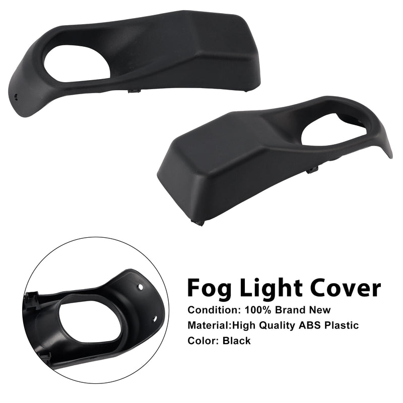 Paire Garnitures Phares Antibrouillard Jeep Wrangler JL Gladiator 2018-2025 - détail du montage - Becquet Voiture
