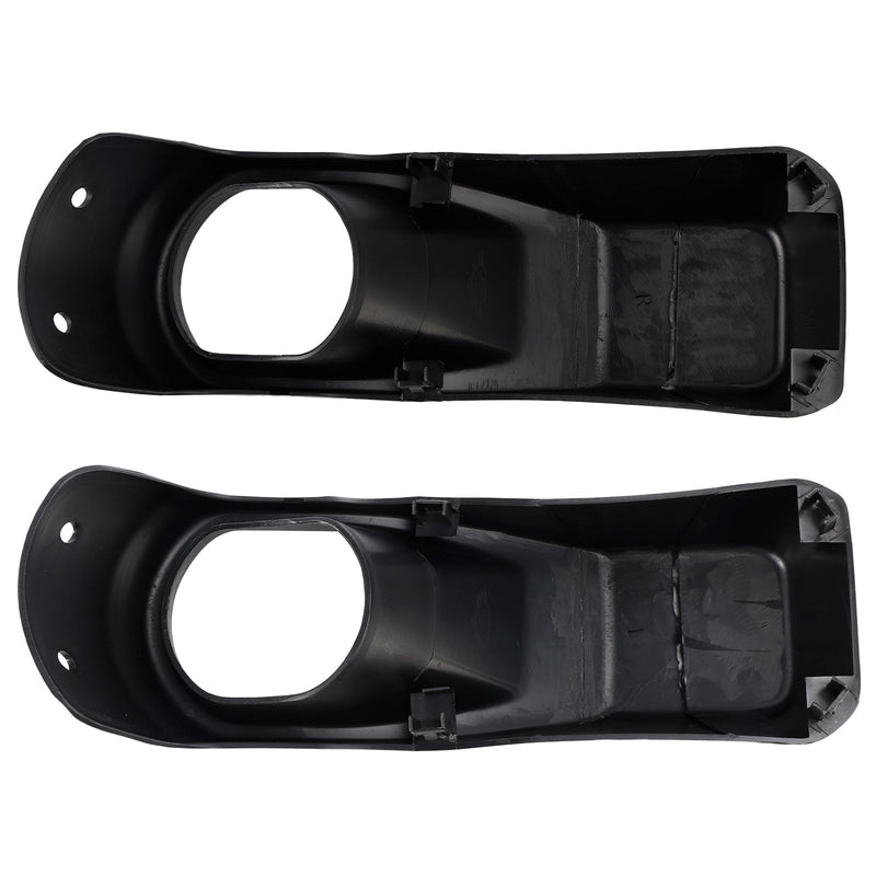 Paire Garnitures Phares Antibrouillard Jeep Wrangler JL Gladiator 2018-2025 - en situation - Becquet Voiture