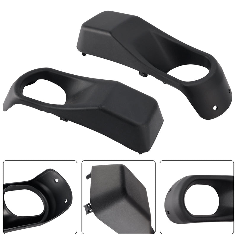 Paire Garnitures Phares Antibrouillard Jeep Wrangler JL Gladiator 2018-2025 - vue rapprochée - Becquet Voiture