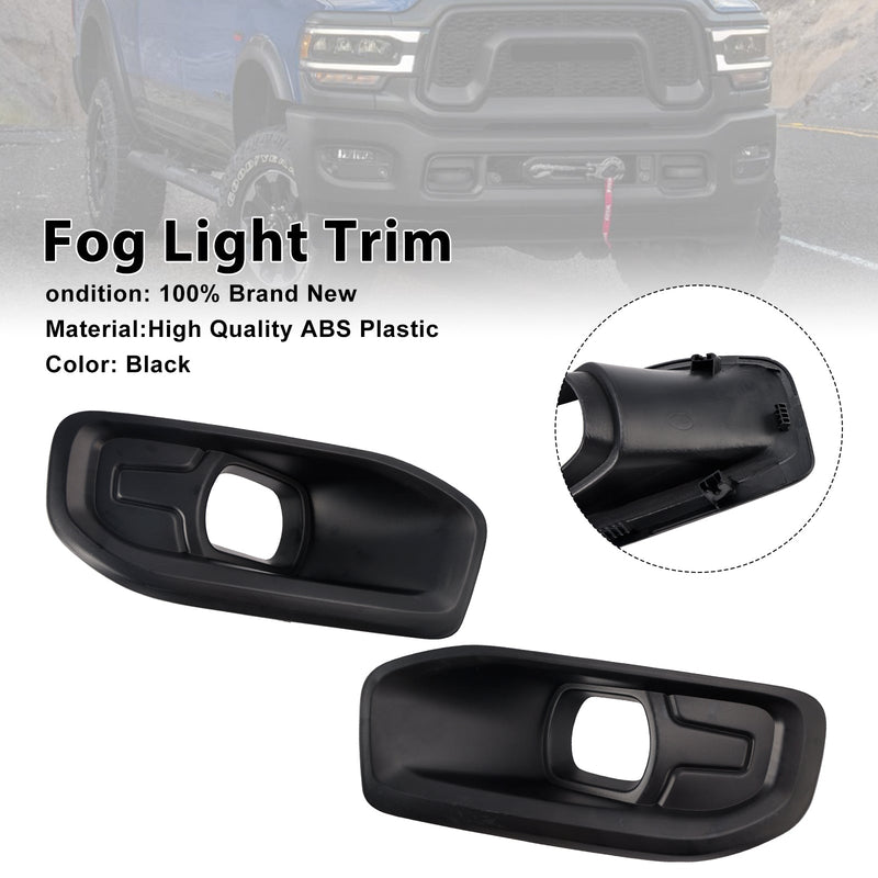 Paire Garnitures Phares Antibrouillard Ram 2500 3500 2019-2024 - installé sur véhicule - Becquet Voiture