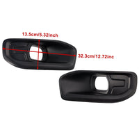 Paire Garnitures Phares Antibrouillard Ram 2500 3500 2019-2024 - vue de dessus - Becquet Voiture