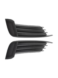 Pair of Black Anti-Fog Grilles for Audi A3 S3 8V 2013–2017 - fitted on vehicle 2 - Becquet Voiture