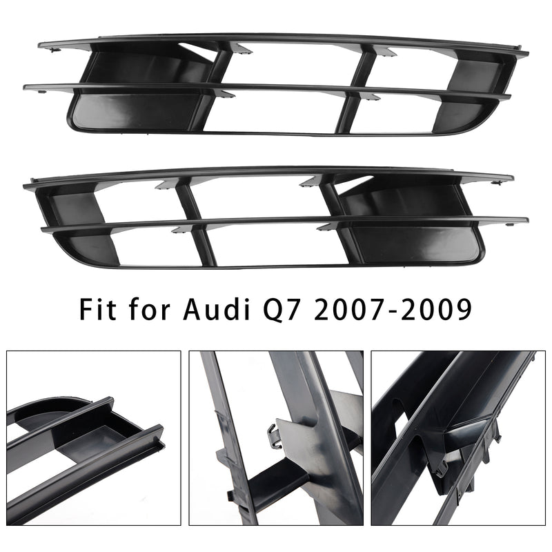 Paire Grilles Antibrouillard Audi Q7 2007-2009 4L0807681 - installé sur véhicule - Becquet Voiture