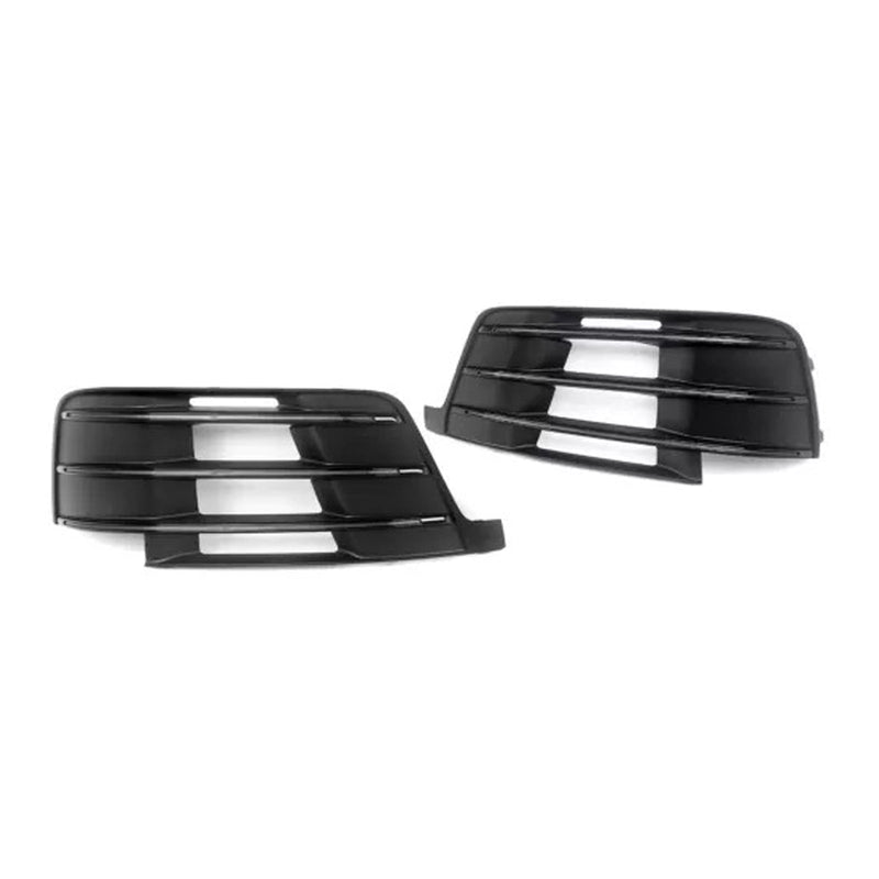 Pair of Anti-Fog Grilles Audi Q7 S-Line 4M 2016-2019 - close-up view - Becquet Voiture