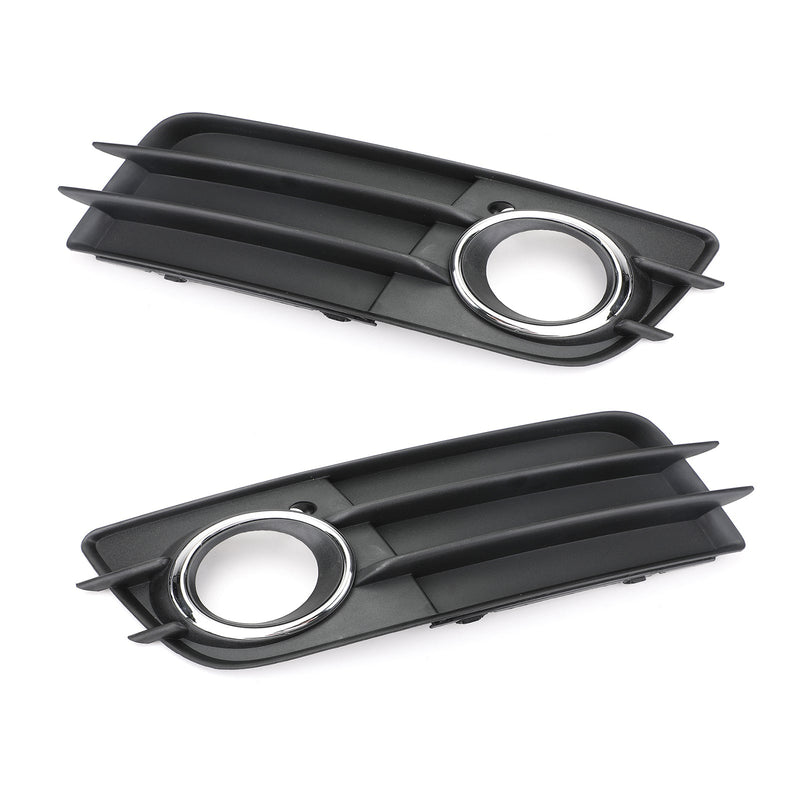 Paire Grilles Antibrouillard Gauche Droite Audi A4 B8 S-Line S4 2008-2012 - vue de face - Becquet Voiture