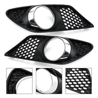 Paar Antibeschlag-Gitter Mercedes-Benz C-Klasse W204 2008–2010 - Draufsicht - Becquet Voiture