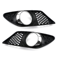 Paar Antibeschlag-Gitter Mercedes-Benz C-Klasse W204 2008–2010 - Vorderansicht 2 - Becquet Voiture
