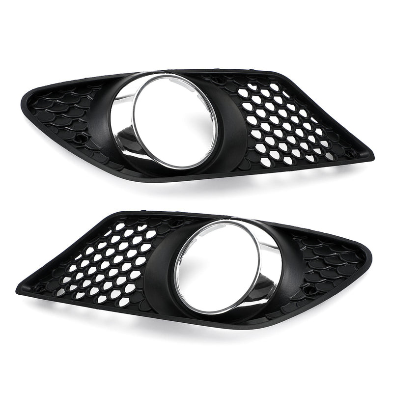 Paar Antibeschlag-Gitter Mercedes-Benz C-Klasse W204 2008–2010 - Vorderansicht 2 - Becquet Voiture