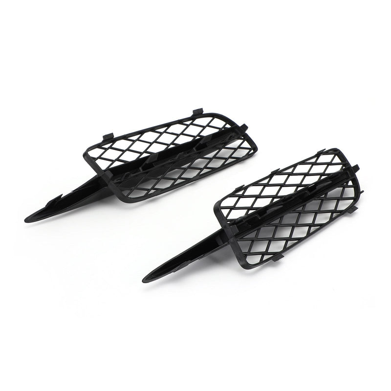 Paire Grilles Antibrouillard Pare-chocs Avant BMW X5 E70 Noir - packshot studio - Becquet Voiture