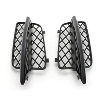 Paire Grilles Antibrouillard Pare-chocs Avant BMW X5 E70 Noir - vue de face 2 - Becquet Voiture