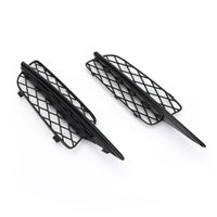 Paire Grilles Antibrouillard Pare-chocs Avant BMW X5 E70 Noir - vue de profil 2 - Becquet Voiture