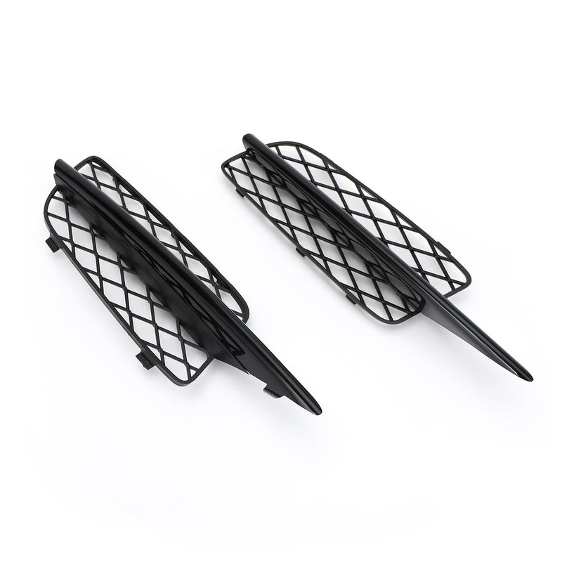 Paire Grilles Antibrouillard Pare-chocs Avant BMW X5 E70 Noir - vue de profil 2 - Becquet Voiture