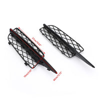 Paire Grilles Antibrouillard Pare-chocs Avant BMW X5 E70 Noir - vue de trois-quarts - Becquet Voiture
