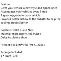 Paire Grilles Calandre Avant BMW X1 F48 F49 2016+ Noir Brillant - en situation - Becquet Voiture