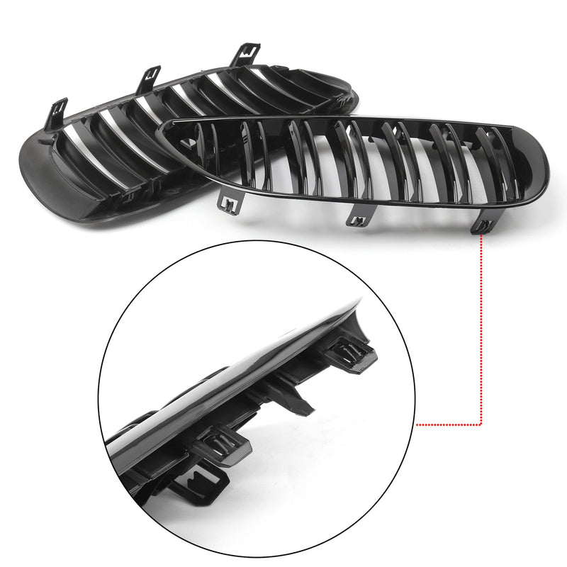 Paire Grilles Pare-Choc BMW E63 E64 M6 645Ci 650i 2004-2010 - vue arrière - Becquet Voiture
