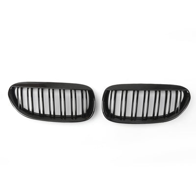 Paire Grilles Pare-Choc BMW E63 E64 M6 645Ci 650i 2004-2010 - vue de face - Becquet Voiture