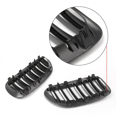 Paire Grilles Pare-Choc BMW E63 E64 M6 645Ci 650i 2004-2010 - vue de profil - Becquet Voiture