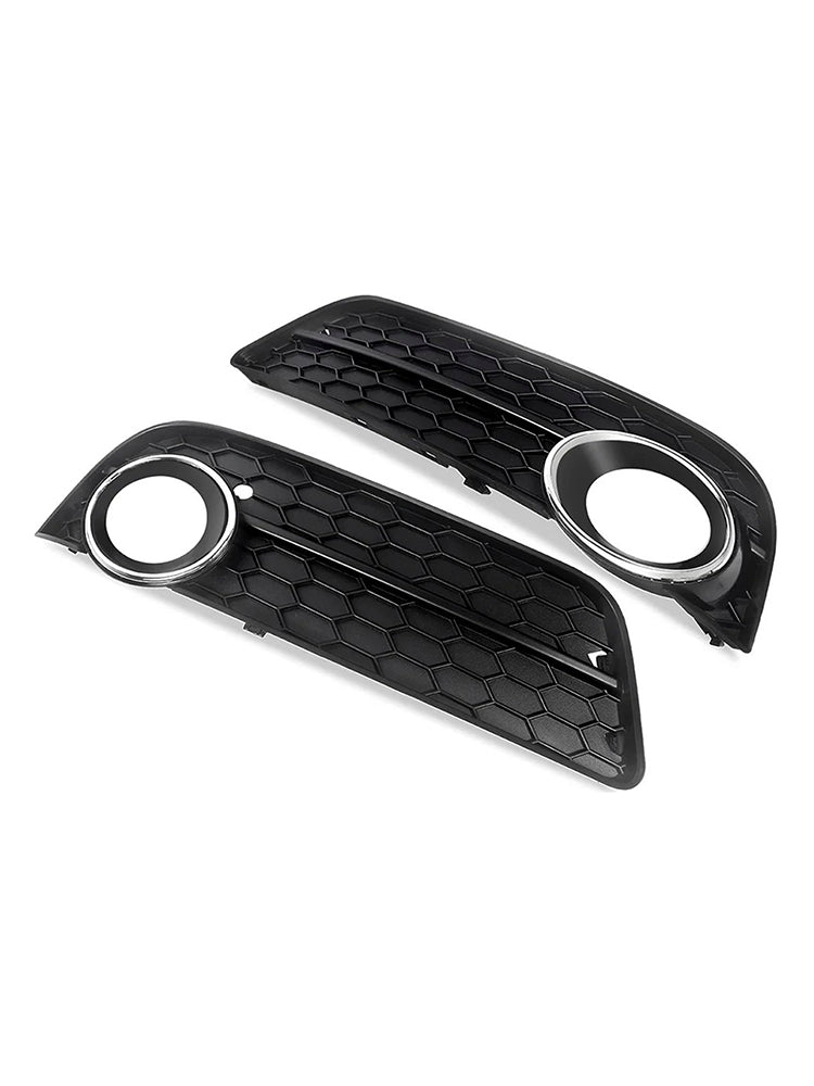 Paire Grilles Phares Antibrouillard Audi A5 2008-2011 8T0807681 8T0807682 - en situation - Becquet Voiture