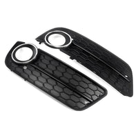 Paire Grilles Phares Antibrouillard Audi A5 2008-2011 8T0807681 8T0807682 - vue de face 2 - Becquet Voiture