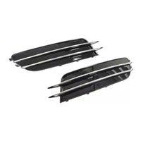 Paar Antibeschlag-Schutzgitter Audi A6 C7 2011–2014 - Vorderansicht - Becquet Voiture