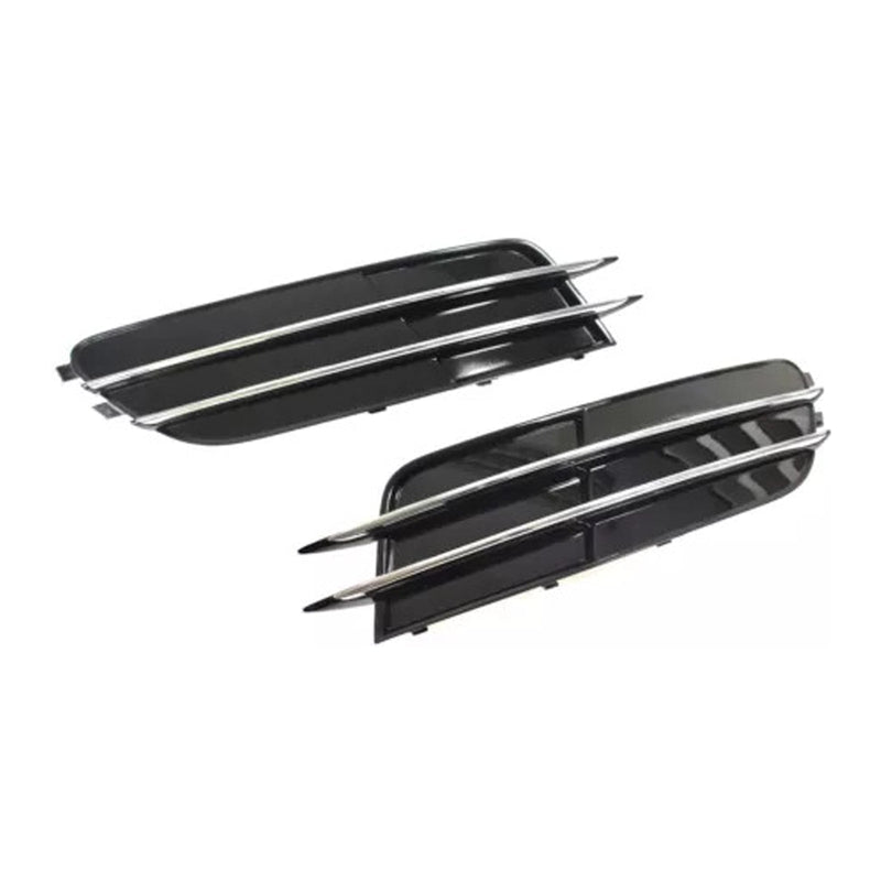 Paar Antibeschlag-Schutzgitter Audi A6 C7 2011–2014 - Vorderansicht - Becquet Voiture