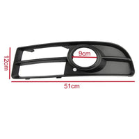 Paire Grilles Protection Phares Antibrouillard Audi A4 B7 S-Line 2005-2008 - installé sur véhicule - Becquet Voiture